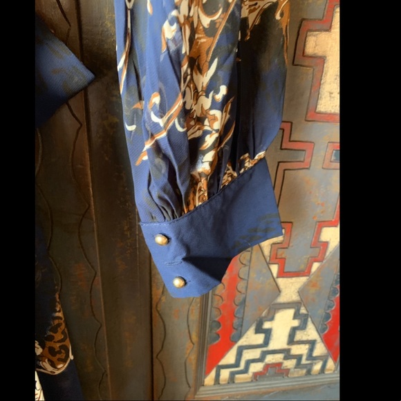 Sheer Navy Maxi Dress. - Picture 6 of 6